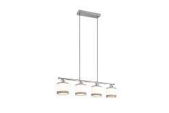 Davos Taklampa 4L E14 krom/ vit