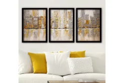 Decorative Framed Painting (3 Pieces) 35x45