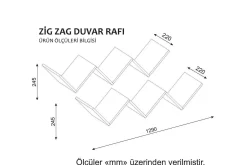 Decormet Vägghylla W-form