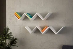 Decormet Vägghylla W-form