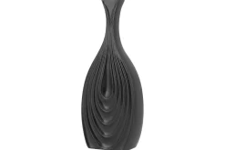 Dekorationsvas Thapsus Svart, 16x4x39 cm