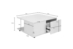 Delgadillo Soffbord 70 cm