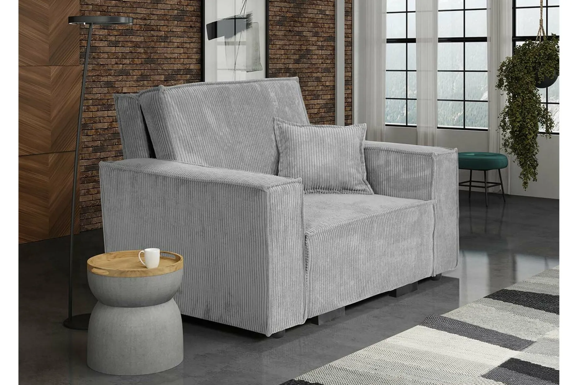 Denegal Bäddfåtölj Light grey/Dark grey