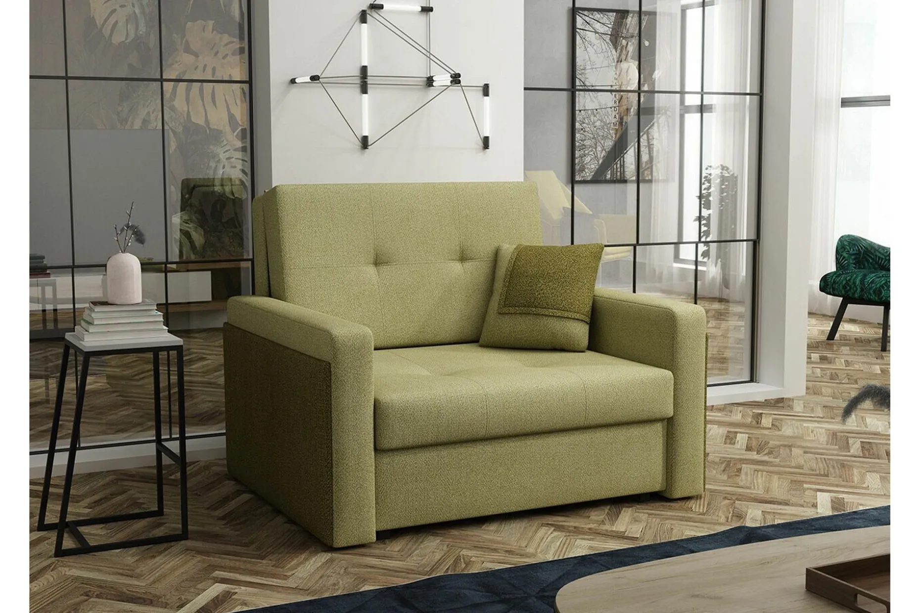 Denegal Bäddfåtölj Light green