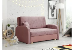 Denegal 2-sits Bäddsoffa Light pink