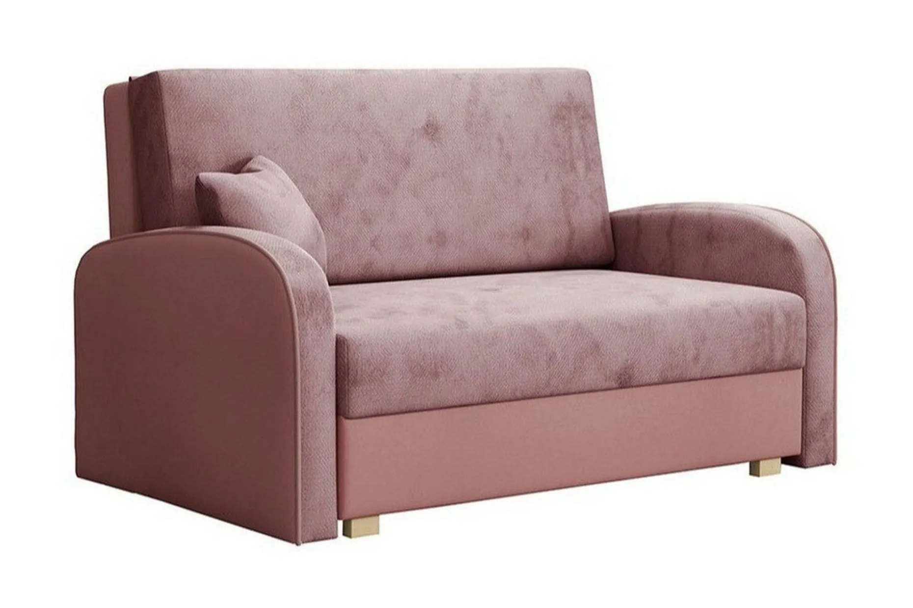 Denegal 2-sits Bäddsoffa Light pink