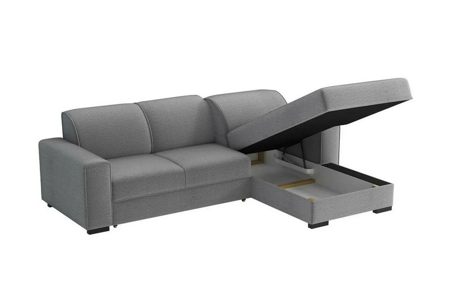 Denegal 3-sits Hörnbäddsoffa Dark grey