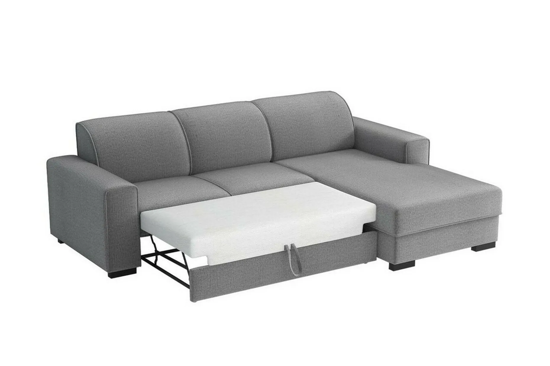 Denegal 3-sits Hörnbäddsoffa Dark grey