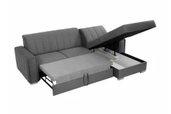 Denegal 3-sits Hörnbäddsoffa Dark grey