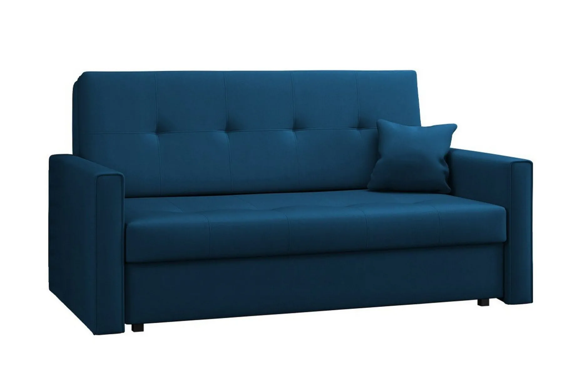 Denegal 2-sits liten bäddsoffa i Plysch