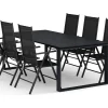 Devon utomhus matgrupp 210x100 cm med 6 Maggie positionsstolar