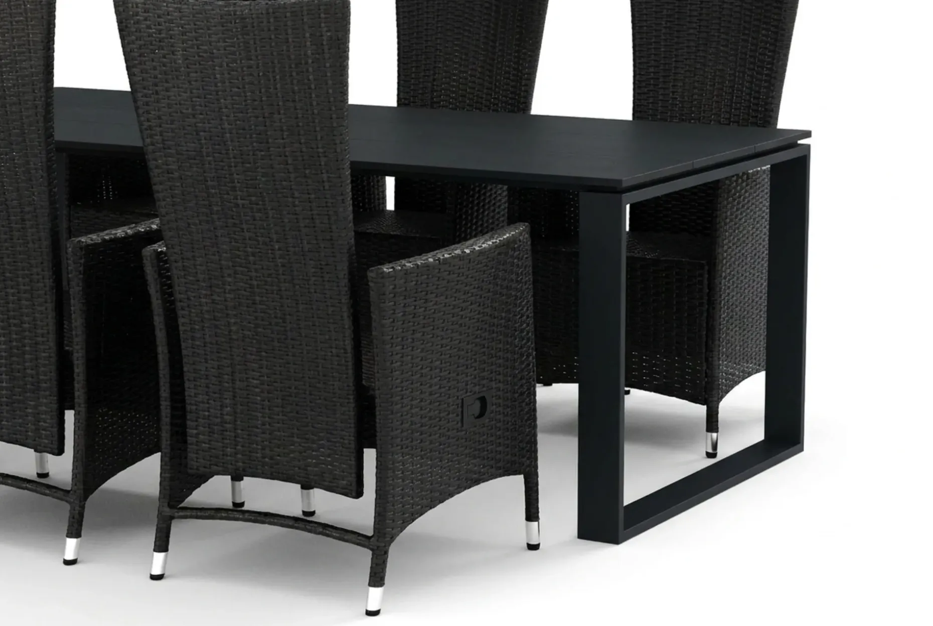 Devon utomhus matgrupp 210x100 cm med 6 Jenny matstolar