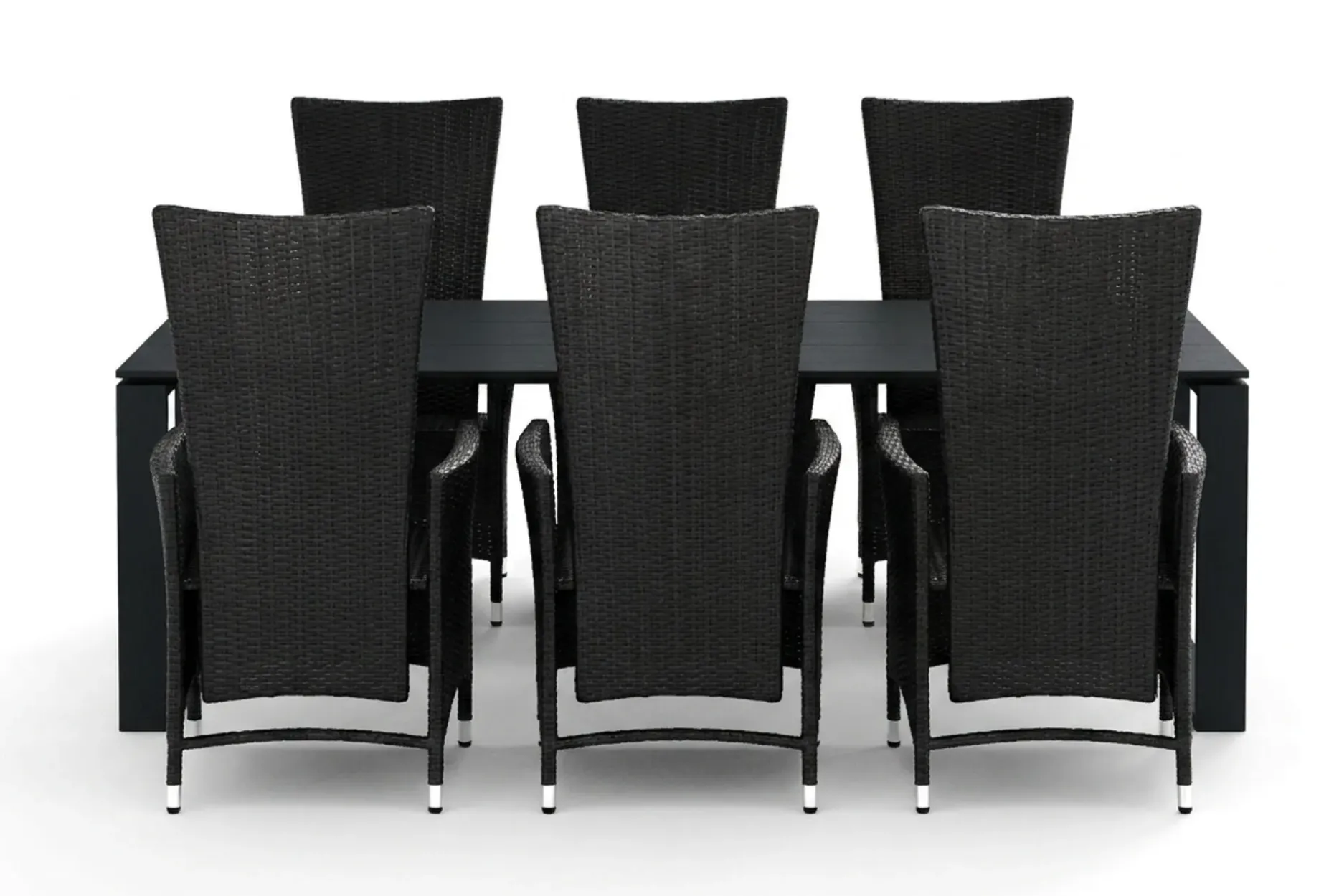 Devon utomhus matgrupp 210x100 cm med 6 Jenny matstolar