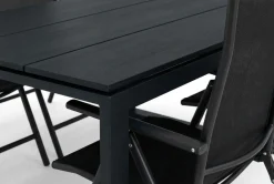 Devon utomhus matgrupp 210x100 cm med 6 positionsstolar