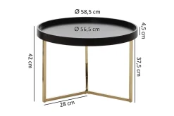 Dhir Soffbord 59 cm Runt