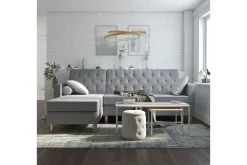 Divanbäddsoffa Liberty Grå