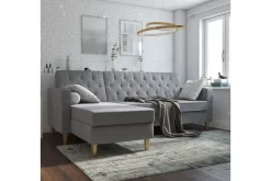 Divanbäddsoffa Liberty Grå
