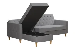 Divanbäddsoffa Liberty Grå