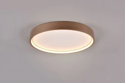Doha LED Plafond 45 cm kaffe brun