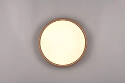 Doha LED Plafond 45 cm kaffe brun
