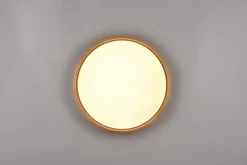 Doha LED Plafond 45 cm mattmässing