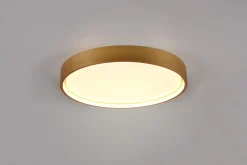 Doha LED Plafond 45 cm mattmässing