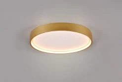 Doha LED Plafond 45 cm mattmässing