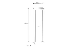 Dolnis Garderob 34x54 cm