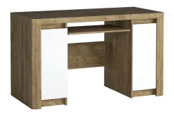 Domardon Skrivbord 130 cm med Förvaring 2 Skåp