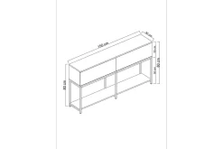 Dorlord Konsollbord 150 cm