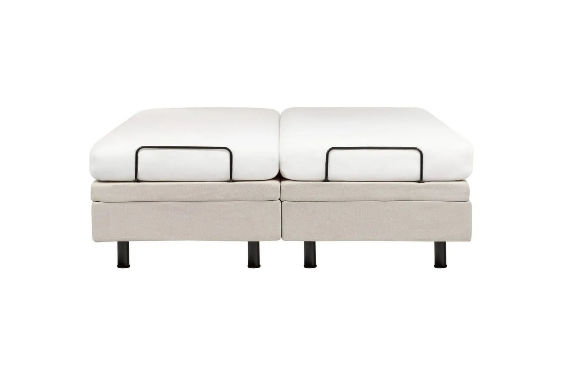 Dubbelsäng Duke II Beige-Svart, 160x200 cm