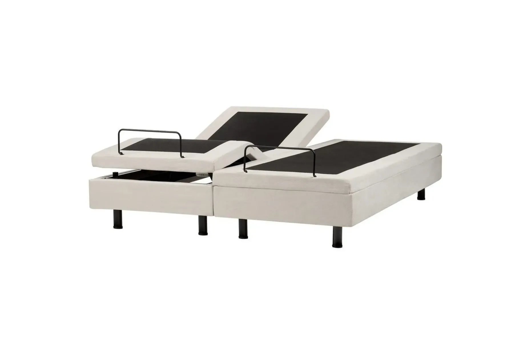 Dubbelsäng Duke II Beige-Svart, 160x200 cm