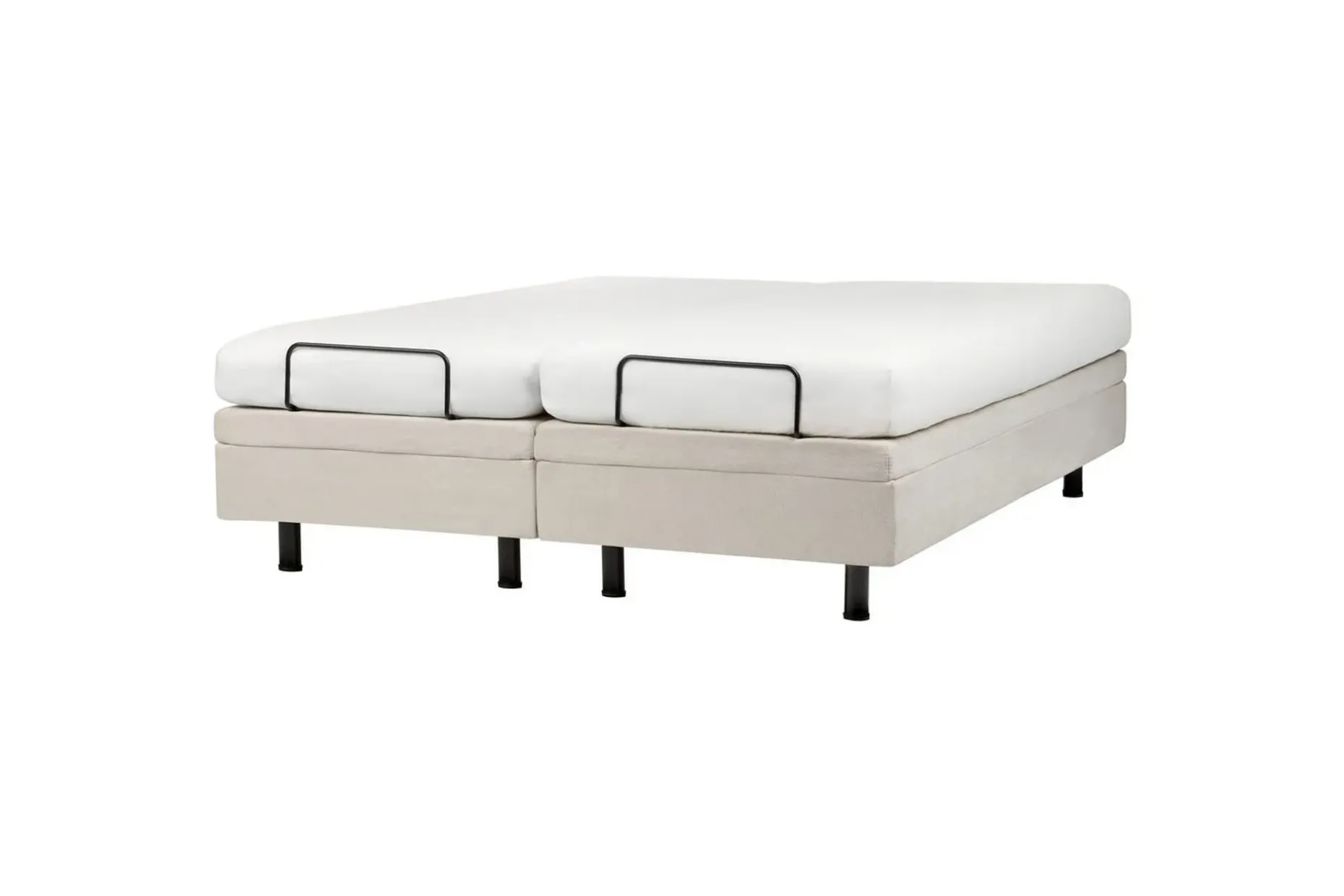 Dubbelsäng Duke II Beige-Svart, 160x200 cm