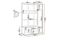 Dunvegan Highboard Brown