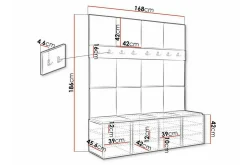 Dunvegan Highboard Graphite