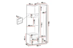 Dunvegan Highboard Graphite