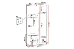Dunvegan Highboard Graphite