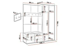 Dunvegan Highboard Graphite