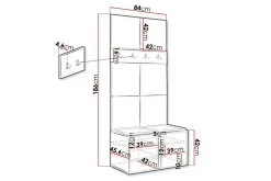 Dunvegan Highboard Graphite