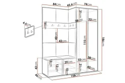 Dunvegan Highboard Graphite