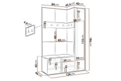 Dunvegan Highboard White