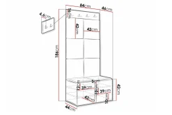 Dunvegan Highboard White