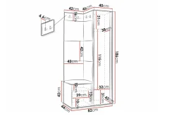 Dunvegan Highboard White