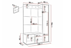 Dunvegan Highboard White