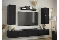 Dunvegan Vägghylla 100x22 cm Black