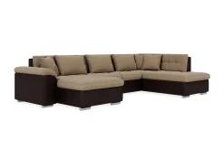 Dynir Stor Hörnbäddsoffa Divan med Förvaring Vänster 350 cm Bred