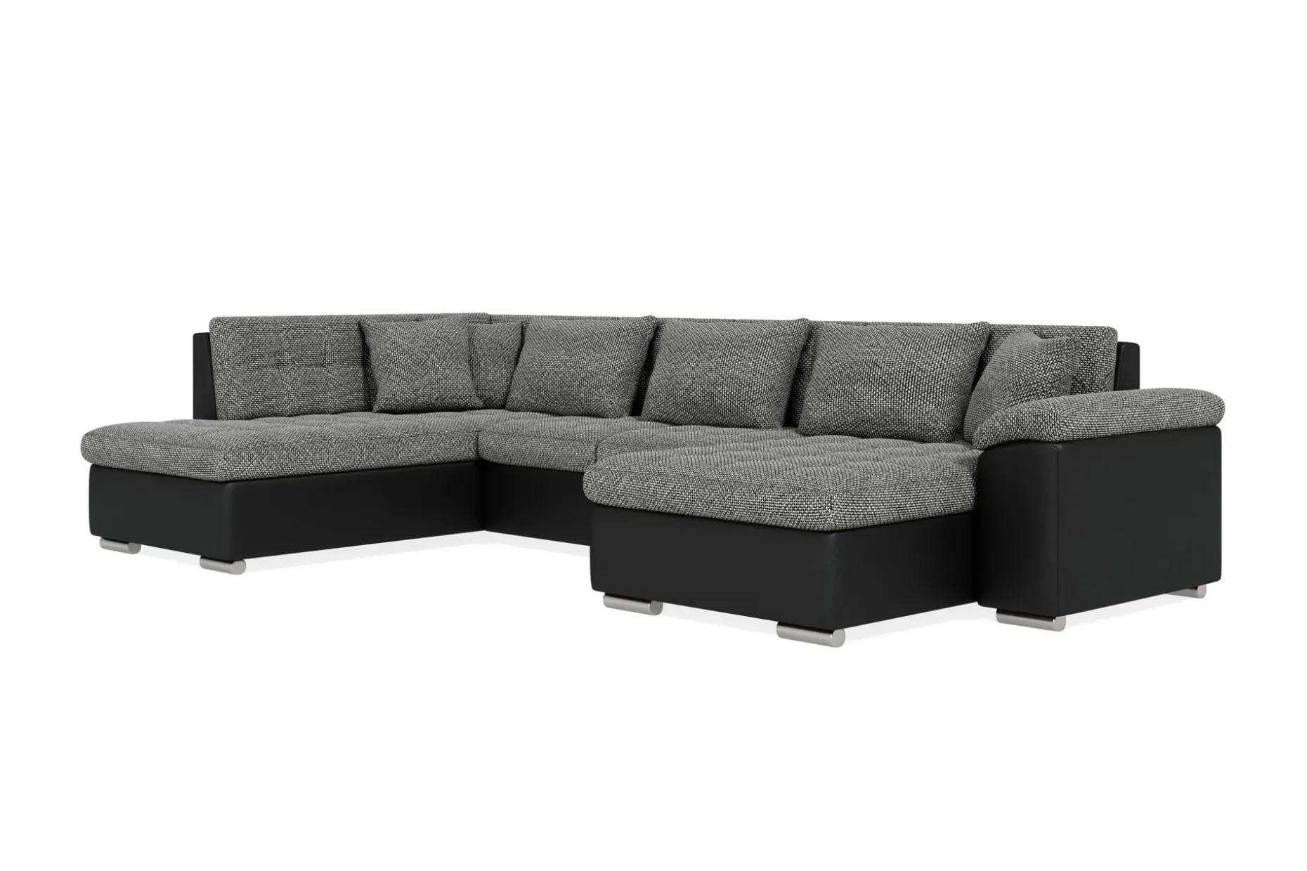 Dynir Stor Hörnbäddsoffa Divan med Förvaring Höger 350 cm