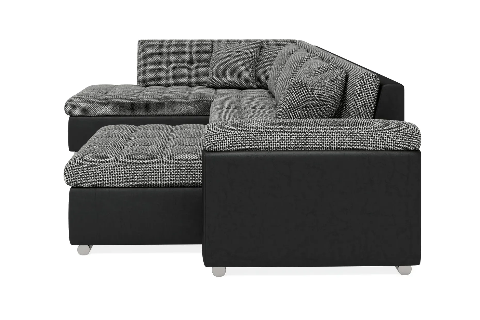 Dynir Stor Hörnbäddsoffa Divan med Förvaring Höger 350 cm