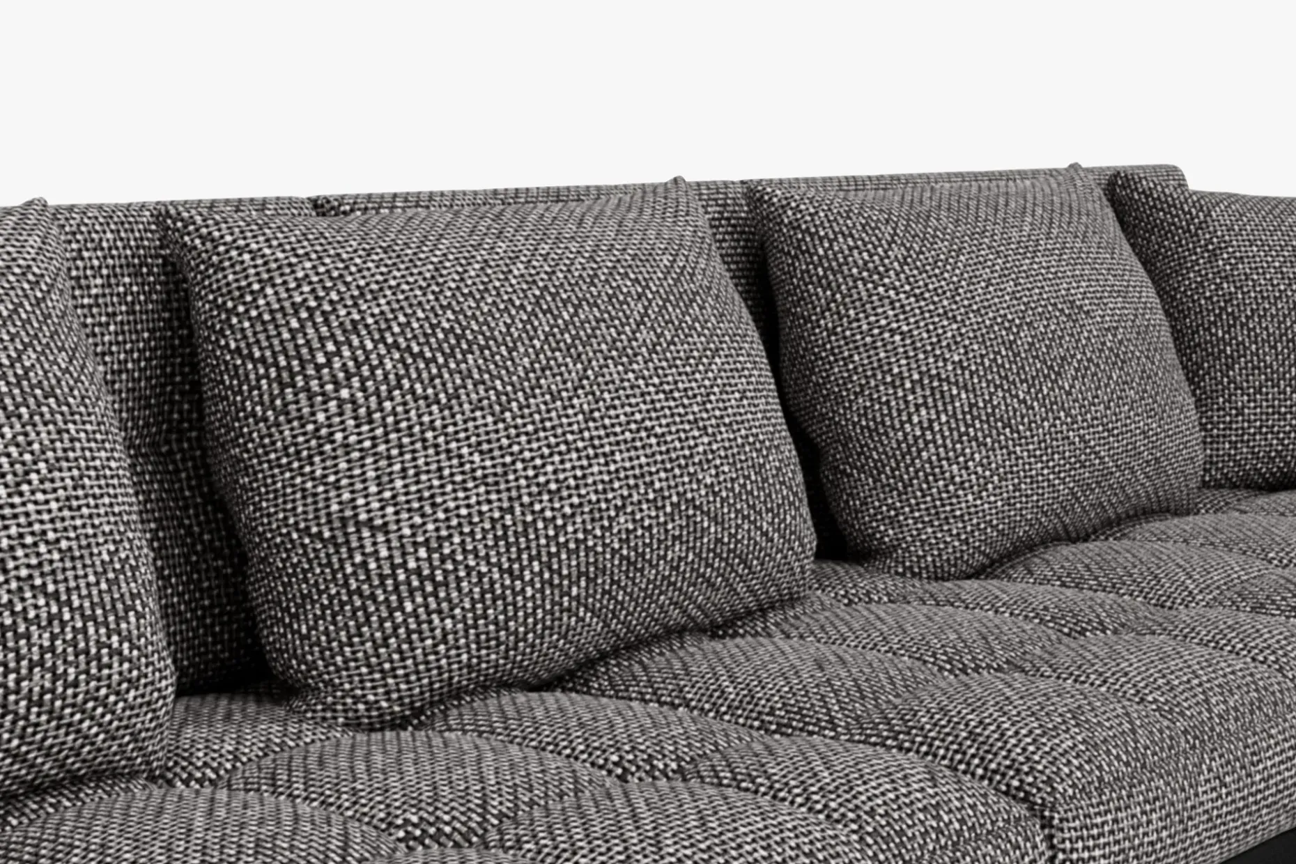 Dynir Stor Hörnbäddsoffa Divan med Förvaring Höger 350 cm
