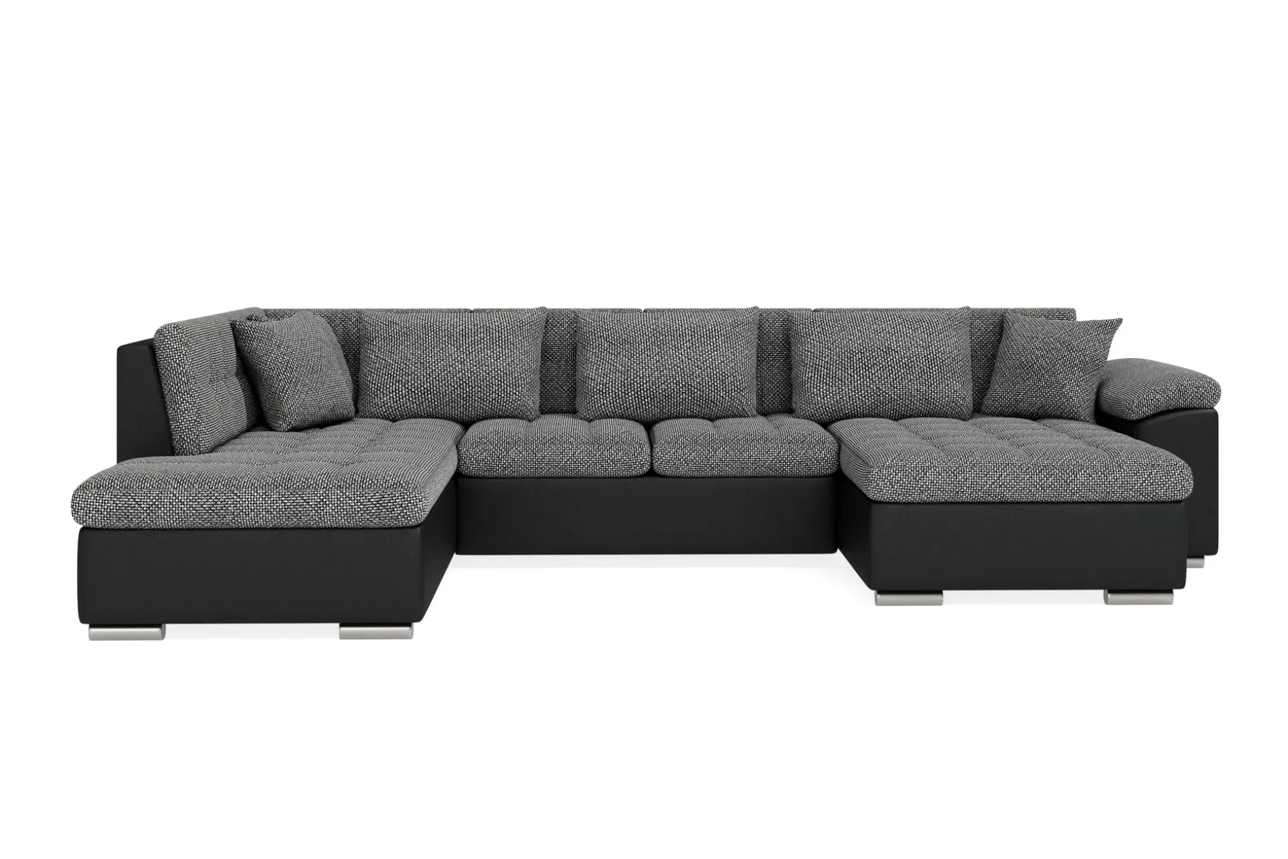 Dynir Stor Hörnbäddsoffa Divan med Förvaring Höger 350 cm